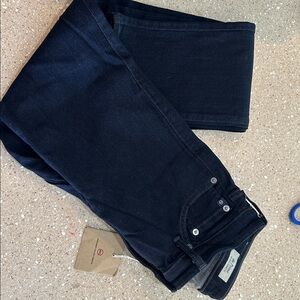 Adriano Goldschmied the Prima MidRise Cigarette Jeans Dark Wash 30”